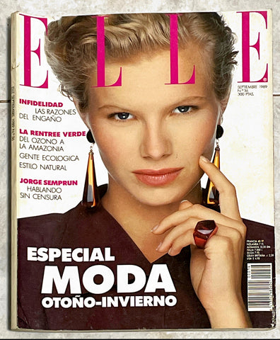 ELLE Magazine Spain September 1989 LAURENCE VANHAEVERBEKE Roberta Chirko DOUGLAS