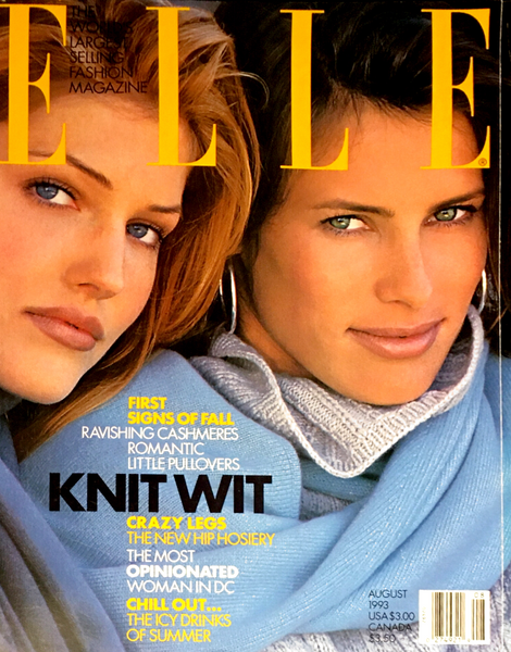 絶対一番安い Elle_Us_August_1993_Tricia_Hel 洋書