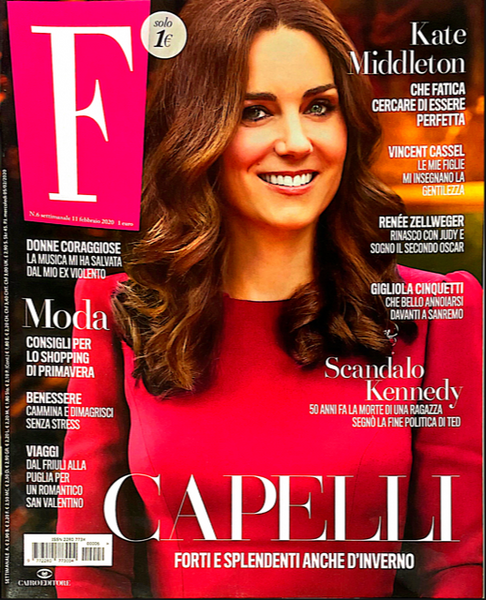 F Fashion Magazine February 2020 KATE MIDDLETON Gloria Steinem BRAND NEW