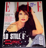 ELLE Magazine Italia April 1992 STEPHANIE SEYMOUR Suzanne Lanza EMMA SJOBERG