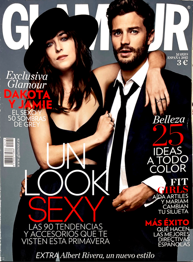 GLAMOUR Spain Magazine March 2015 JAMIE DORNAN Dakota Johnson ZENDAYA Bella Hadid