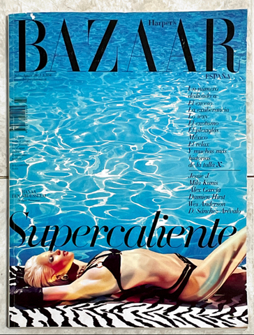 HARPER'S BAZAAR Spain Magazine July 2012 HANAA BEN Carolyn Murphy CAMILLE ROWE