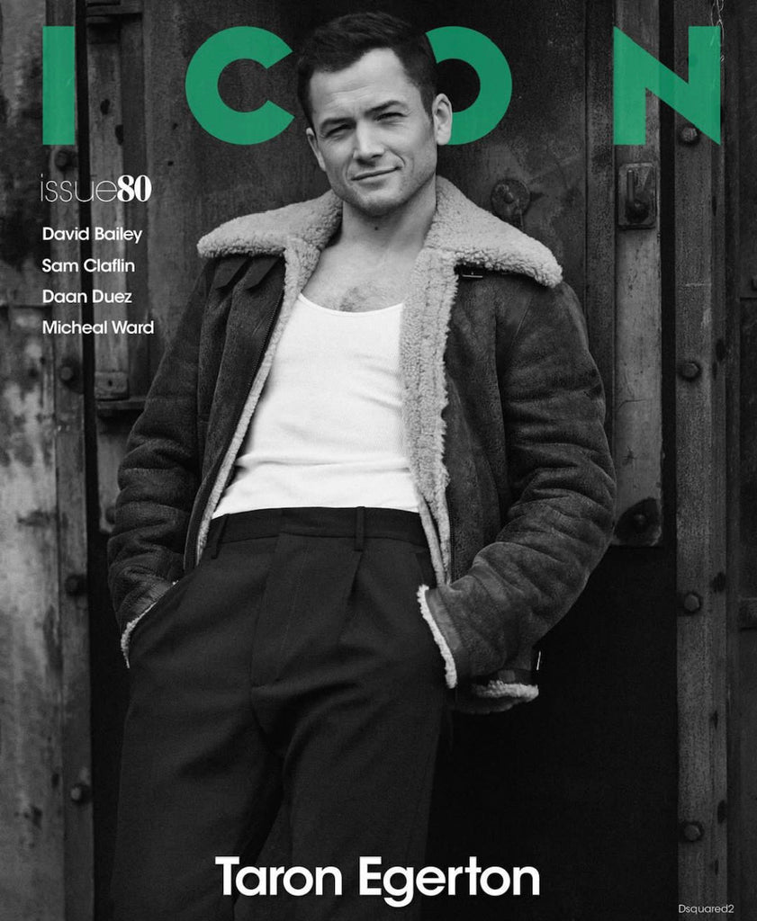 ICON Magazine #80 April 2023 TARON EGERTON Sam Claflin MICHEAL WARD Daan Duez