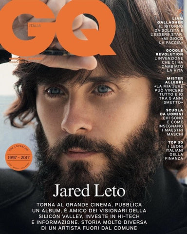 GQ Magazine Italia October 2017 JARED LETO Liam Gallagher VALTTERI BOTTAS