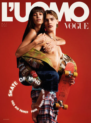 L'Uomo Vogue Magazine May 2021 Parker Van Noord MICA ARGANARAZ Brand New COVER 4