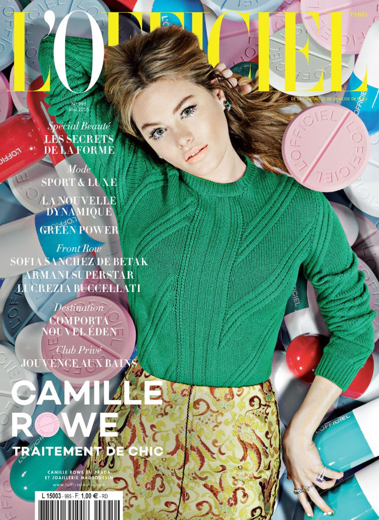 L'OFFICIEL Magazine May 2015 CAMILLE ROWE Sofia Sanchez