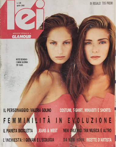 LEI Magazine April 1989 MYSTEE BECKENBACH Simone Silverman SIMONE GUZMAN