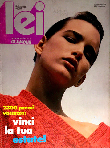 LEI Magazine May 1985  SUZANNE LANZA Vanity MARPESSA Veronica Webb