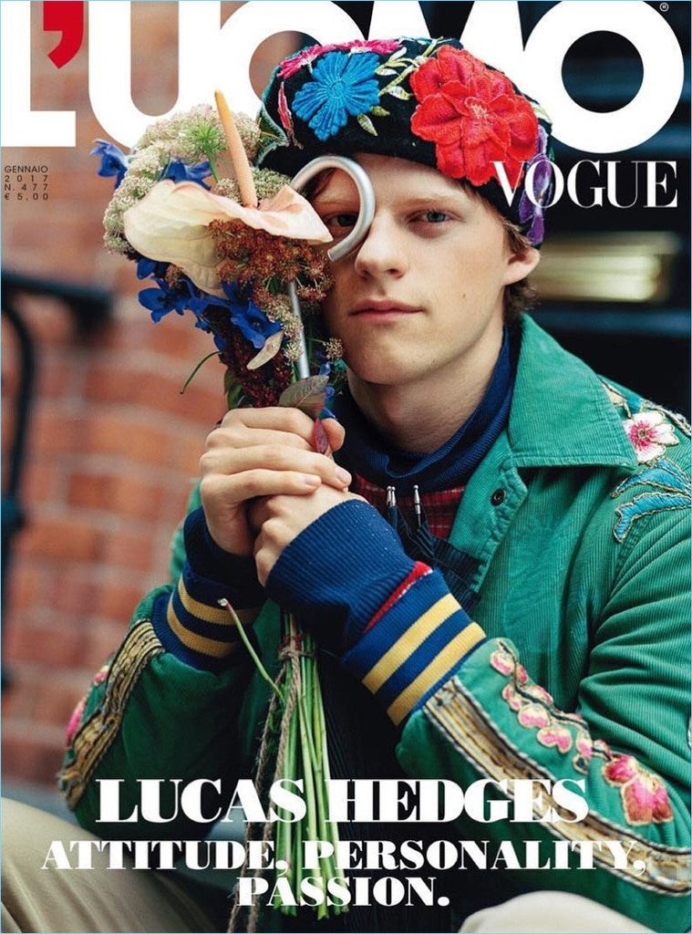 L'UOMO VOGUE Magazine January 2017 LUCAS HEDGES Pierre Casiraghi TOM HOLLAND - magazinecult