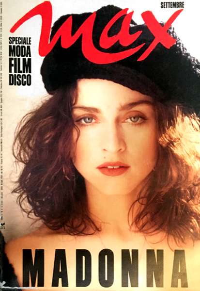 冬ギフト  1989 September Magazine MAX MADONNA with pictorial pages 14 外国語雑誌