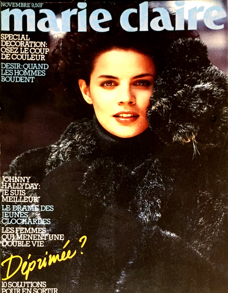 MARIE CLAIRE Magazine France October 1984 TAHNEE WELCH by PETER LINDBE
