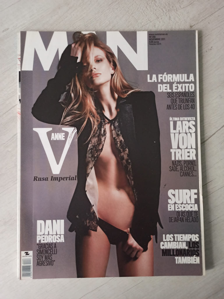 Man Spain Magazine November 2011 ANNE V Adriana Abenia