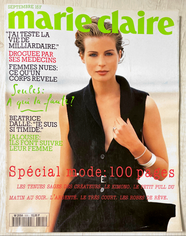 MARIE CLAIRE Magazine France September 1994 STELLA TENNANT Nina Brosh PATRICIA VELASQUEZ