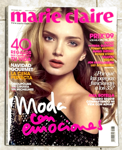 MARIE Claire Magazine Spain December 2009 LILY DONALDSON by TXEMA YESTE
