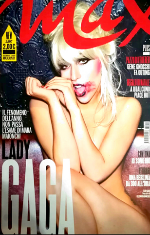 MAX Italia Magazine December 2009 LADY GAGA by ELLEN VON UNWERTH