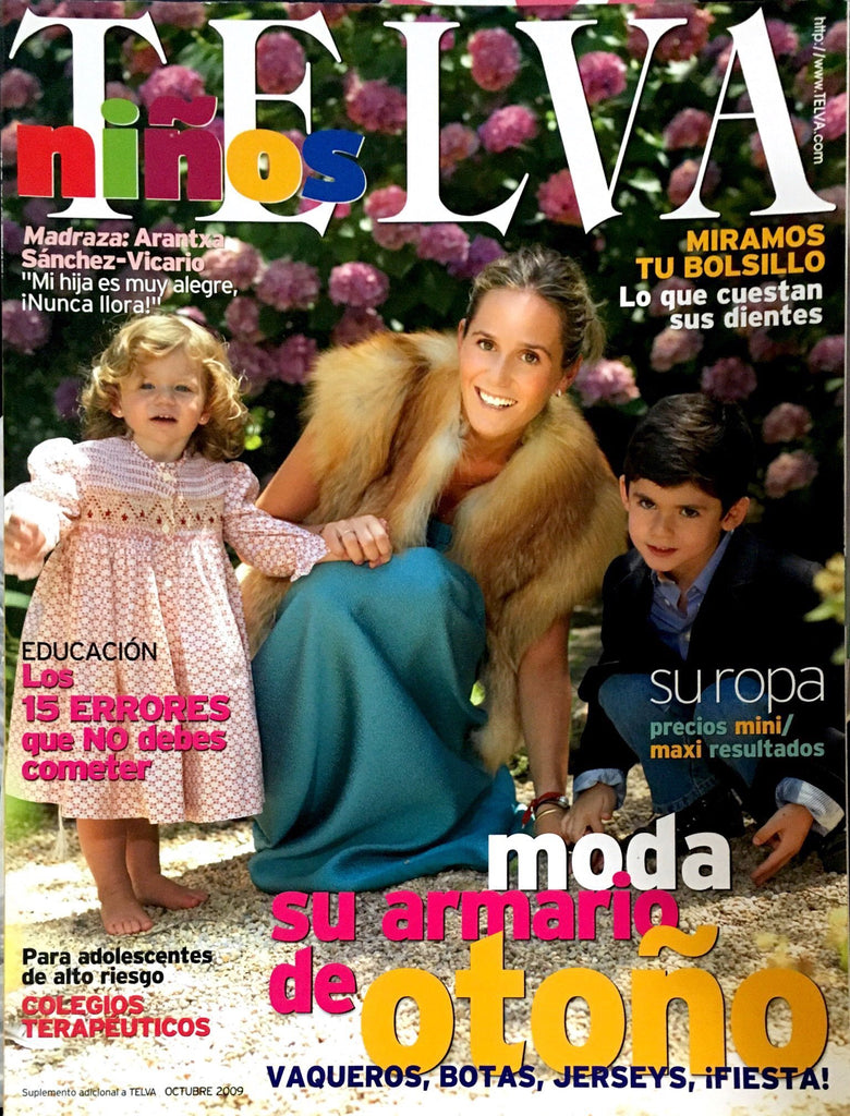 TELVA NINOS Kids Children Bambini Enfant SPANISH Fashion Magazine OCTOBER 2009