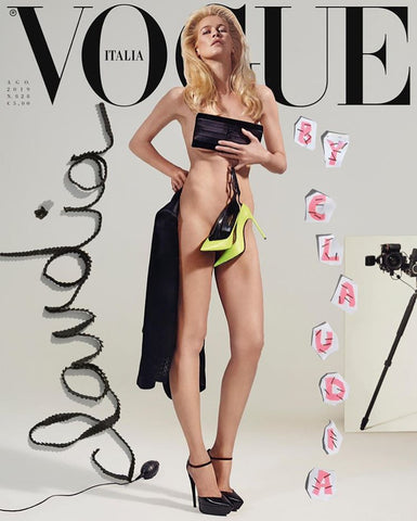 VOGUE Magazine  Italia August 2019 CLAUDIA SCHIFFER by Collier Schorr COVER 1 Sealed