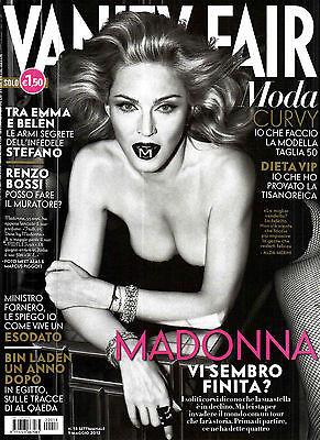 Madonna VANITY Fair Magazine Italia May 2012 Tara Lynn Curvy Model ANNA FARIS