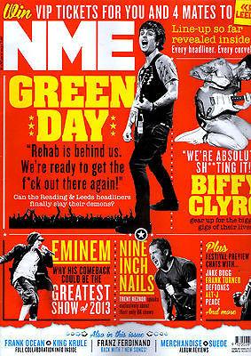 NME Magazine March 2013 GREEN DAY The Child Of Lov BIFFY CLYRO Nine Inch Nails EMINEM