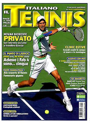 IL TENNIS ITALIANO Magazine DJOKOVIC NOVAK Milos Raonic APRIL 2013