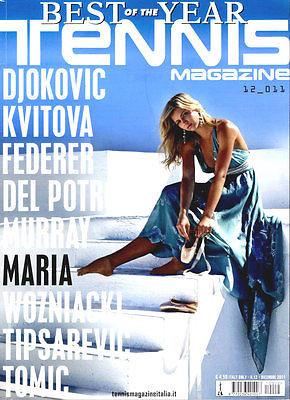 TENNIS Magazine Italia 2011 MARIA KIRILENKO Federer DJOKOVIC Murray DEL POTRO Williams