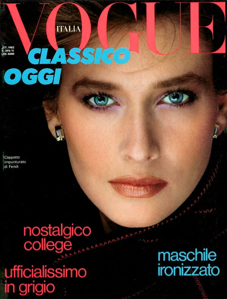 VOGUE Magazine Italia October 1982 ROSEMARY MCGROTHA Kathy Ireland BRU