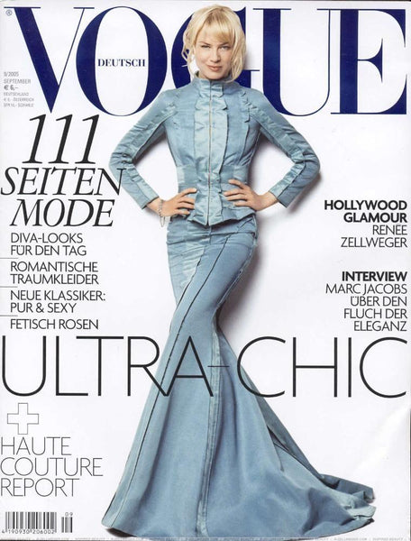 VOGUE Magazine Germany September 2005 RENEE ZELLWEGER Alyssa Miller LO