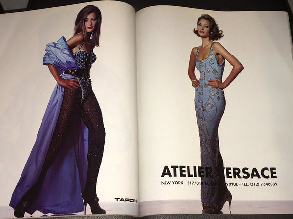 VOGUE Magazine Italia 1991 LINDA EVANGELISTA Stephanie