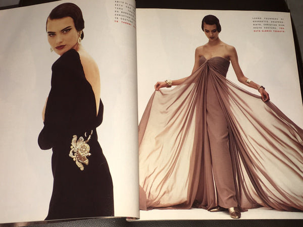 8/1991 VOGUE ITALIA Linda E Helena Christensen Yasmeen
