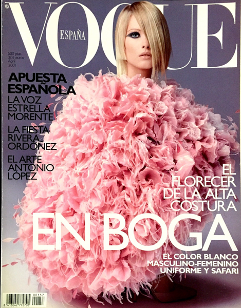 VOGUE Spain Magazine April 2001 SHARON VAN DER KNAPP Annie Morton ASTR