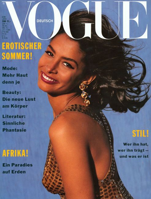 VOGUE Magazine Germany June 1990 KARA YOUNG Yvette Lozano VERA COX Aly Dunne