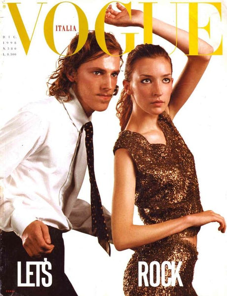 VOGUE Magazine Italia December 1998 INGE GEURTS Adriana Lima NINA BROS