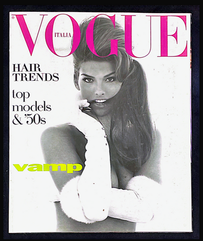 VOGUE Magazine Italia HAIR 1991 SHANA ZADRICK Linda Evangelista CHRISTY TURLINGTON