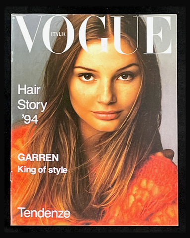 VOGUE Magazine Italia Hair JANUARY 1994 BRIDGET HALL Steven Meisel