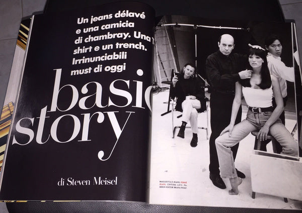 VOGUE Magazine Italia May 1992 KRISTEN MCMENAMY Helena Christensen TUR