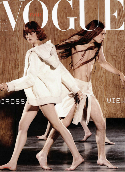 VOGUE Magazine Italia November 1998 EMILY SANDBERG Bridget Hall ANGELA VOGUE Magazine Italia November 1998 EMILY SANDBERG Bridget Hall ANGELA