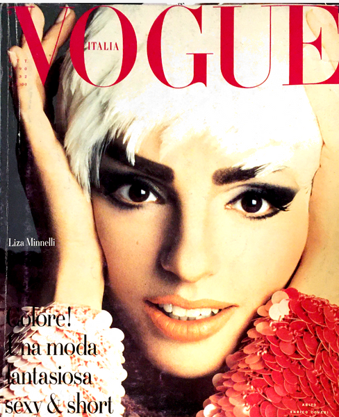 VOGUE Magazine Italia October 1990 LIZA MINNELLI Claudia