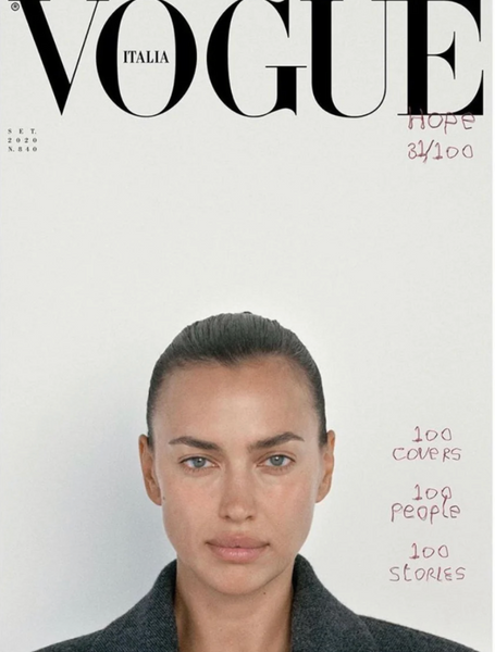 Vogue Magazine Italia September 2020 IRINA SHAYK Cover 31 of 100 NEW Vogue Magazine Italia September 2020 IRINA SHAYK Cover 31 of 100 NEW