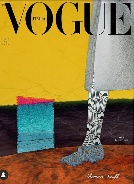 女性情報誌 Vogue Italia September 2021 Cover 9 Vogue Italia Magazine September 2021 THOMAS RUFF cover 9 of 9 SEALED +