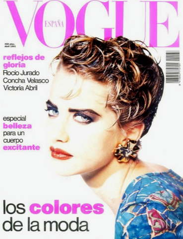 VOGUE Magazine Spain April 1991 LISA KAUFFMANN Brenda Schad SUSAN HOLMES Tasha De Vasconcelos
