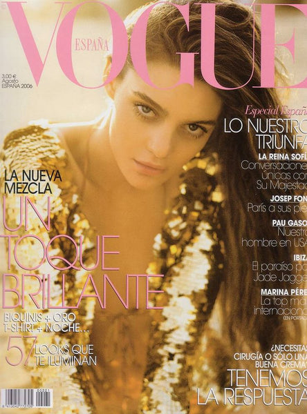 VOGUE Spain Magazine August 2006 MARINA PEREZ Anouck Lepere