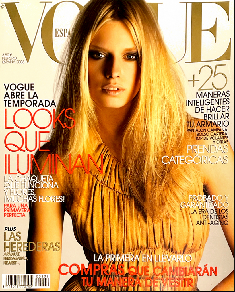 VOGUE Magazine Spain February 2008 MILANA KELLER Patricia Schmid IRINA LAZAREANU