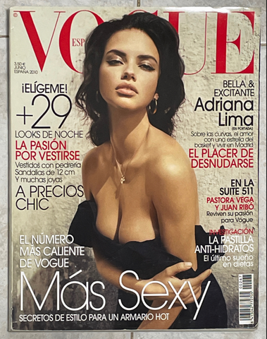 VOGUE Magazine Spain June 2010 ADRIANA LIMA Tanja Dzjahileva KELSEY VAN MOOK