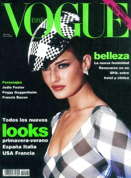 VOGUE Spain Magazine March 1992 KAREN MULDER Heather Stewart Whyte DAN