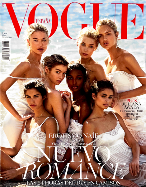 VOGUE Magazine Spain May 2016 SARA SAMPAIO Elsa Hosk TAYLOR HILL Stell
