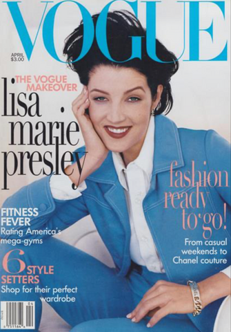 VOGUE Magazine US April 1996 LISA MARIE PRESLEY