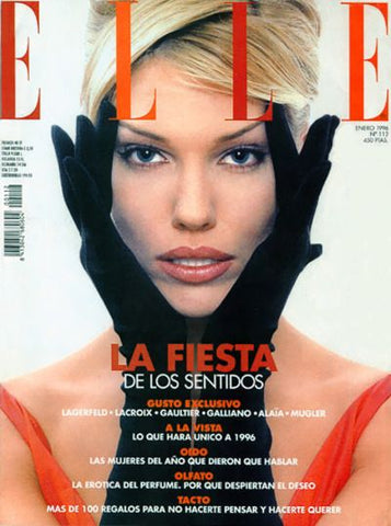 ELLE Magazine Spain January 1996 TRICIA HELFER Valerie Celis NADIA VASSILIEVA