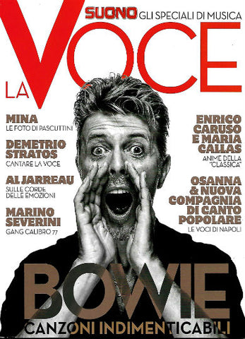DAVID BOWIE Mina MARIA CALLAS Joe Bonamassa LA VOCE Magazine August 2017