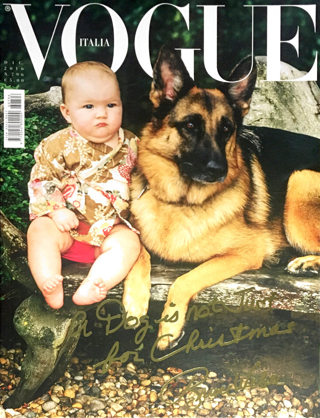 VOGUE Italia Magazine December 2016 BRUCE WEBER Talisa Soto GIGI HADID Sealed