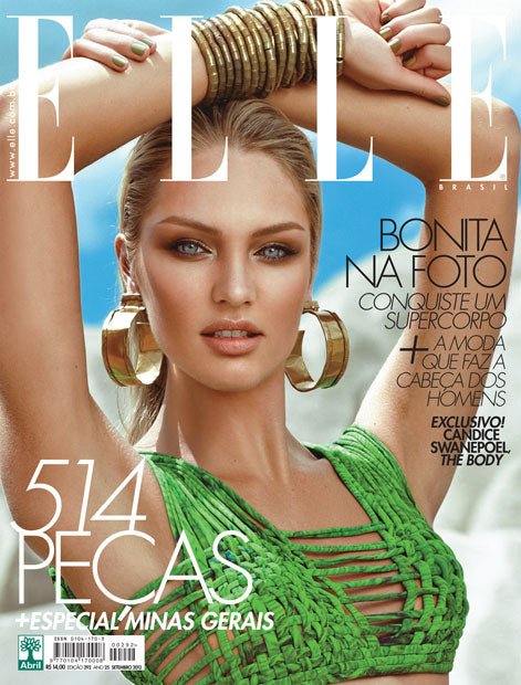 ELLE Brazil Magazine September 2012 CANDICE SWANEPOEL Katie Holmes NATHALIA OLIVEIRA